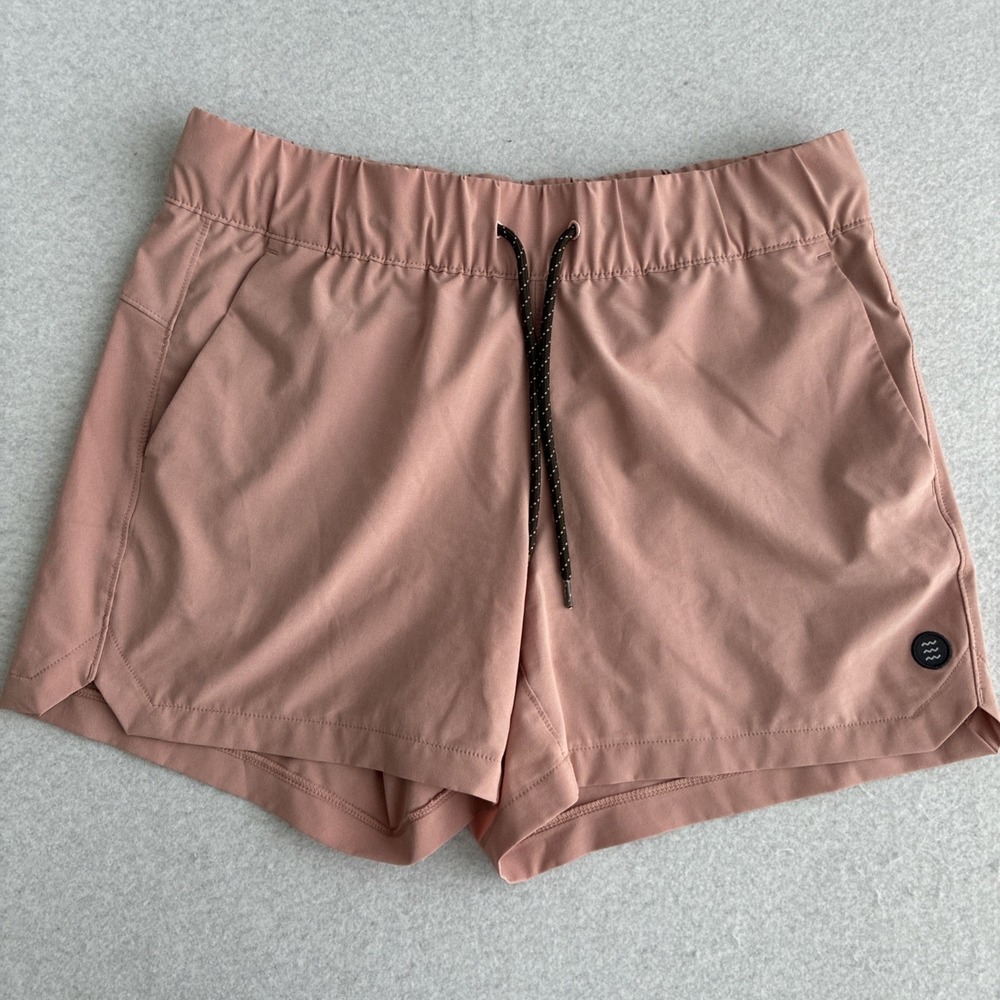 Free Fly Swell Shorts Women's Medium Pink 4.5" Beach Coastal Gym Training